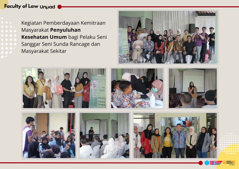 Kegiatan Pemberdayaan Kemitraan Masyarakat Penyuluhan Kesehatan Umum bagi Pelaku Seni Sanggar Seni Sunda Rancage dan Masyarakat Sekitar