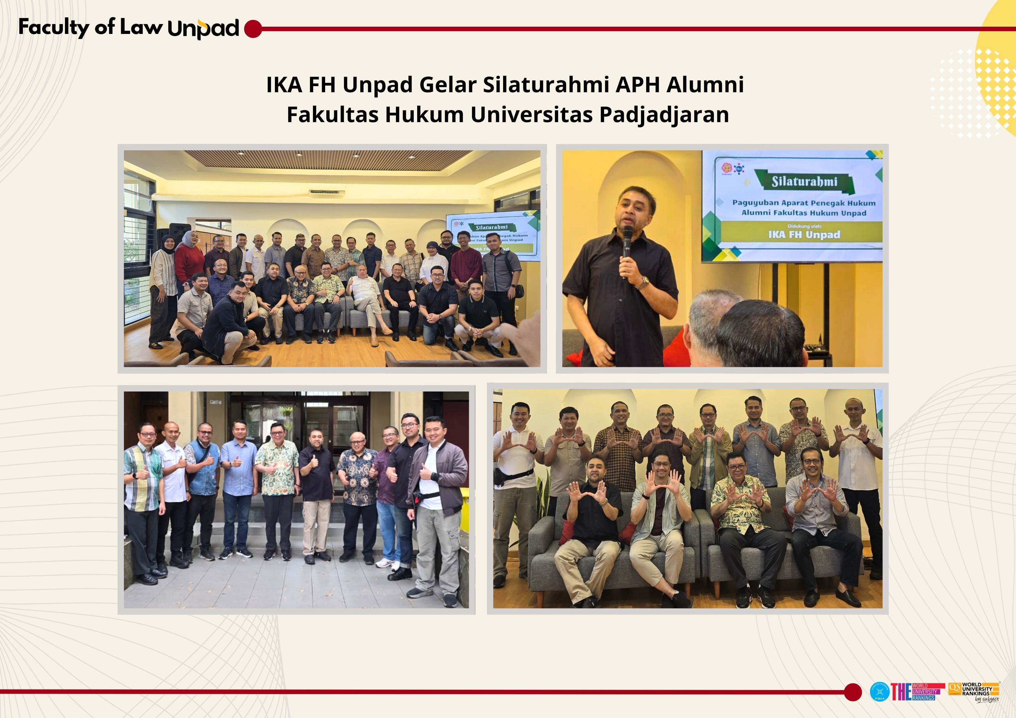 IKA FH Unpad Gelar Silaturahmi APH Alumni Fakultas Hukum Universitas Padjadjaran