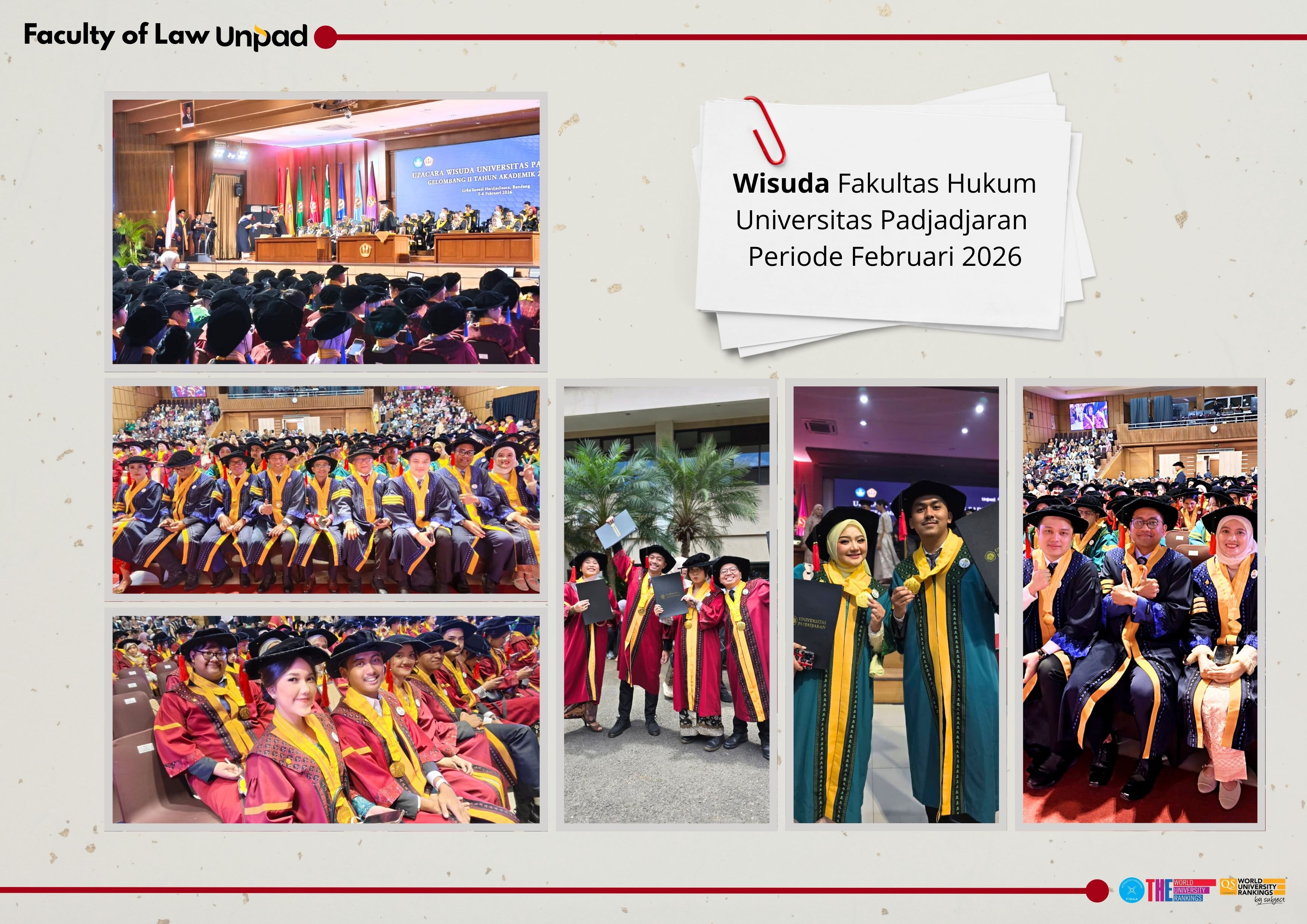 Wisuda Fakultas Hukum Universitas Padjadjaran Periode Februari 2026