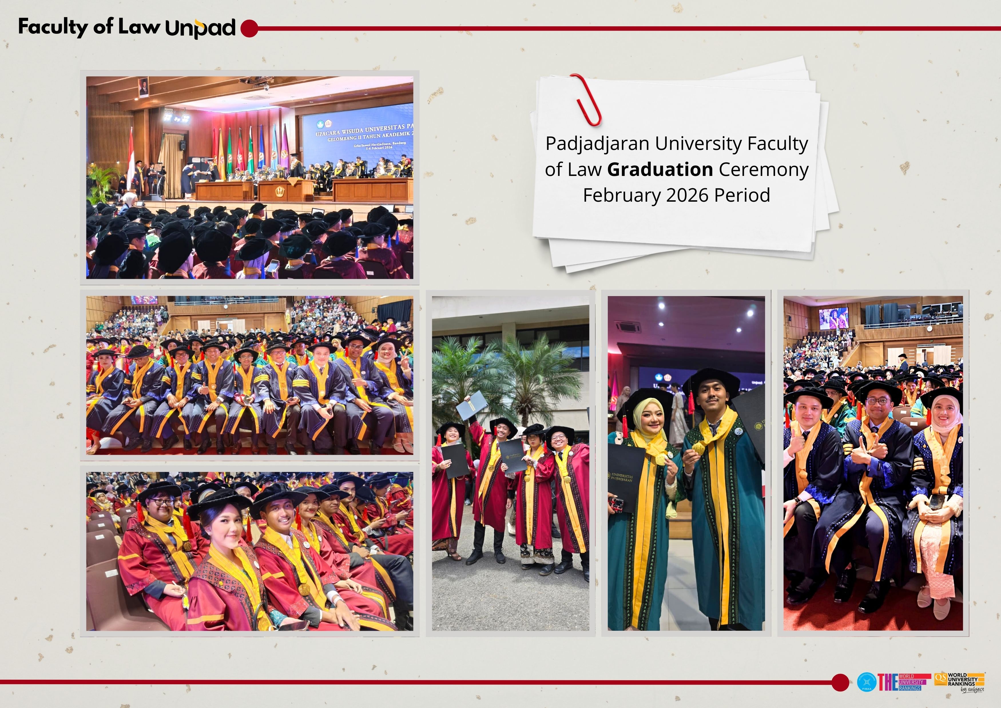 Padjadjaran University Faculty of Law Graduation Ceremony February 2026 Period