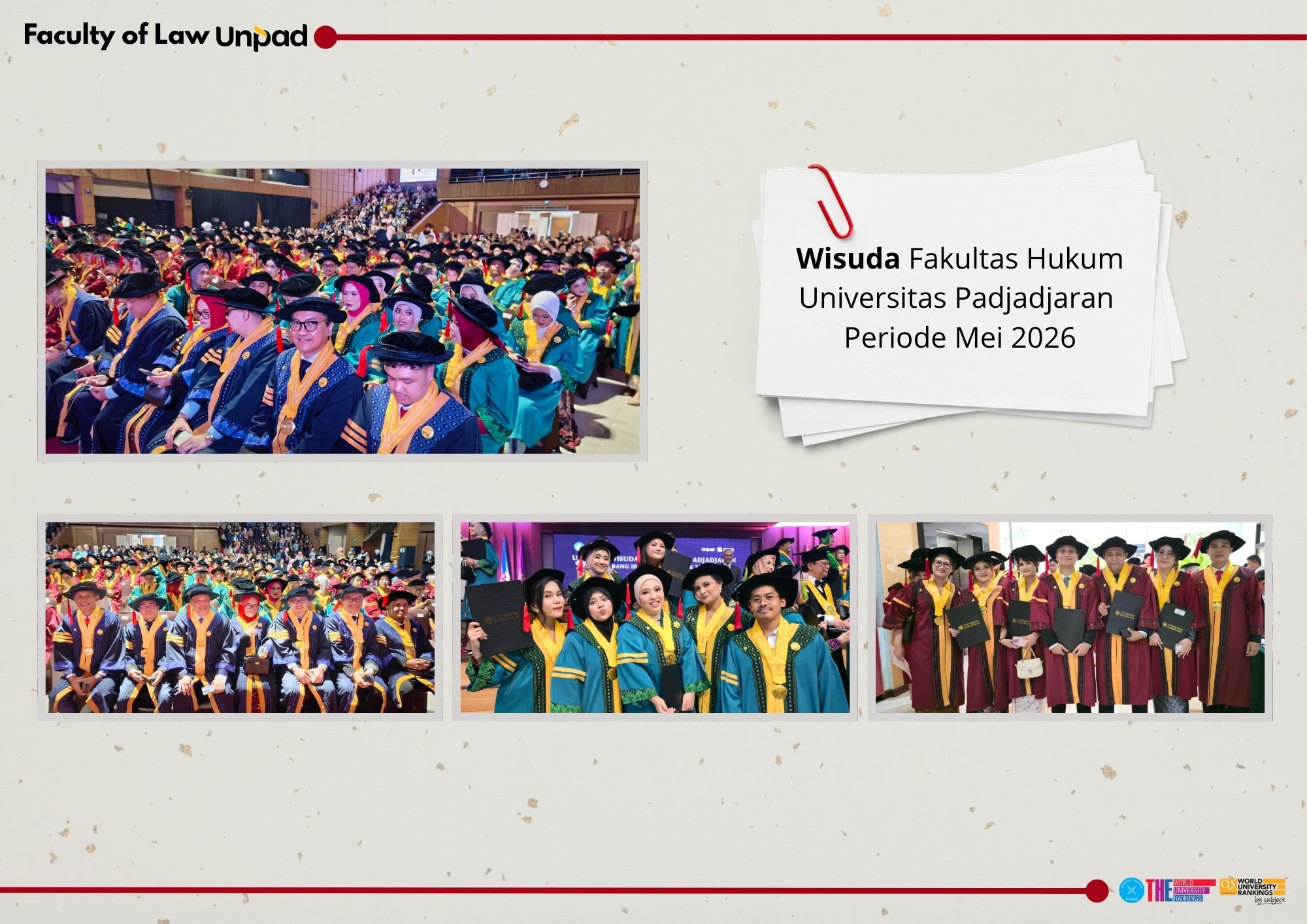 Wisuda Fakultas Hukum Universitas Padjadjaran Periode Mei 2025