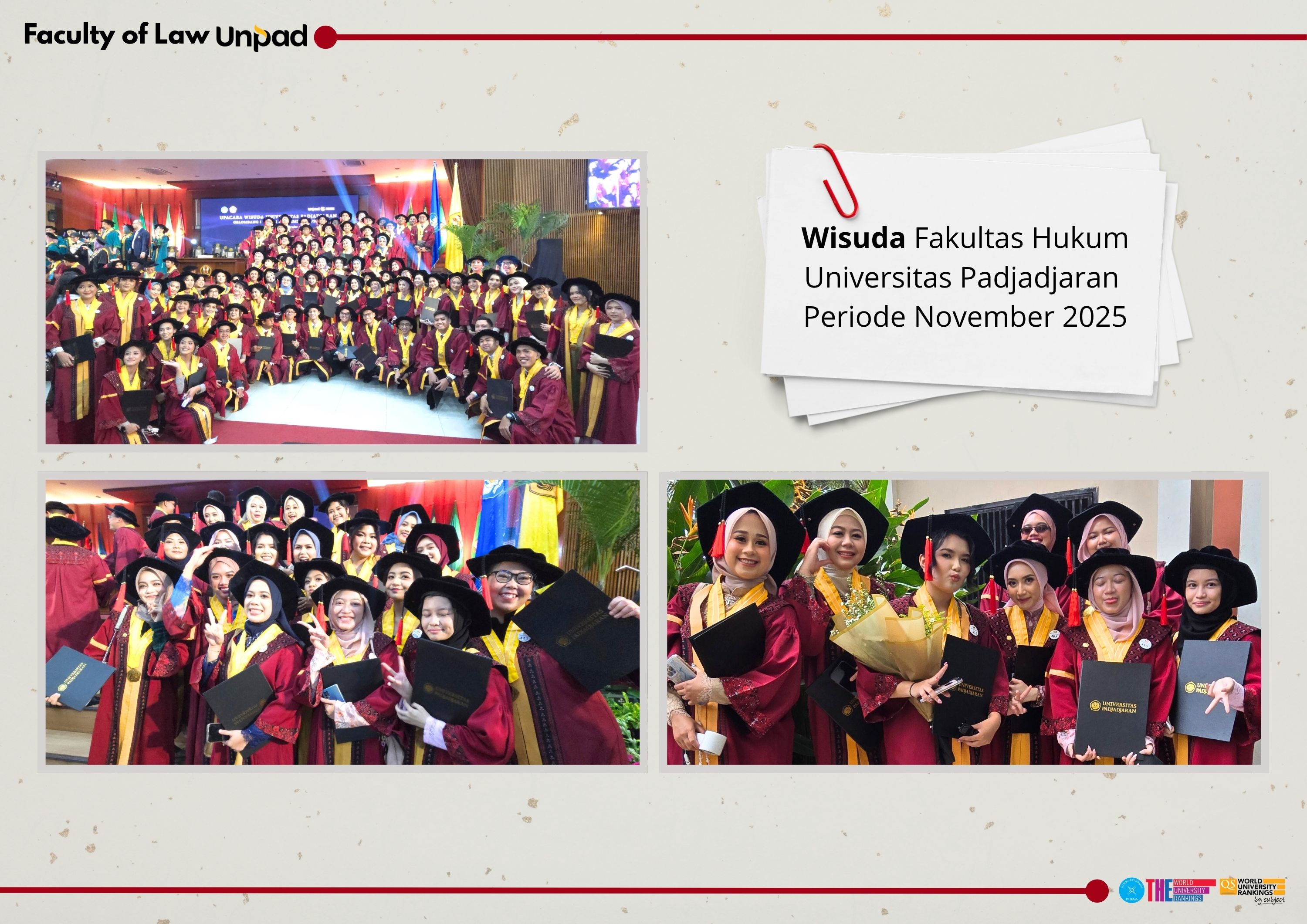 Wisuda Fakultas Hukum Universitas Padjadjaran Periode November 2025